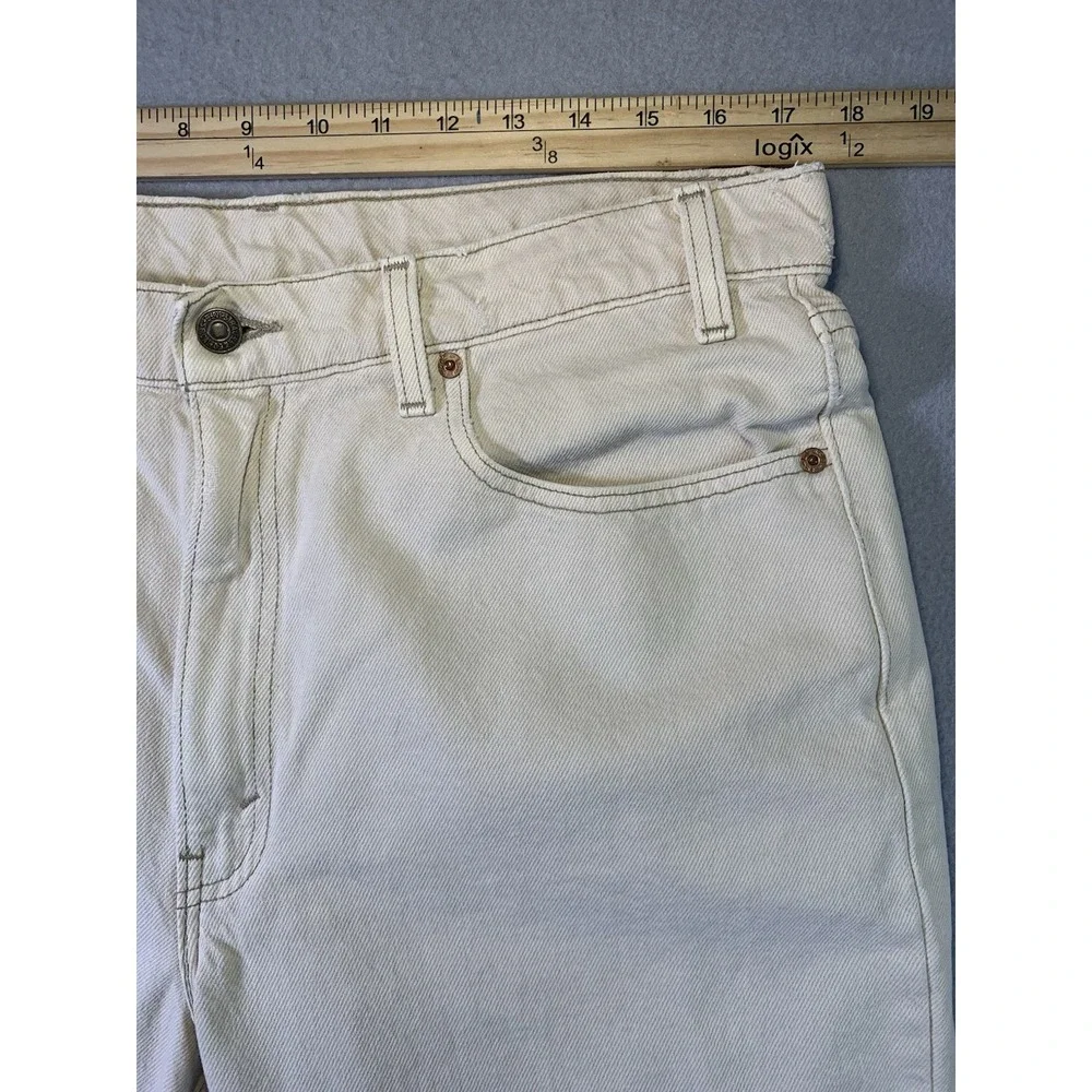 VTG Levis 550 Jeans Made In USA 90'S Men Sz 36/30 Y2K Thrifter Cream